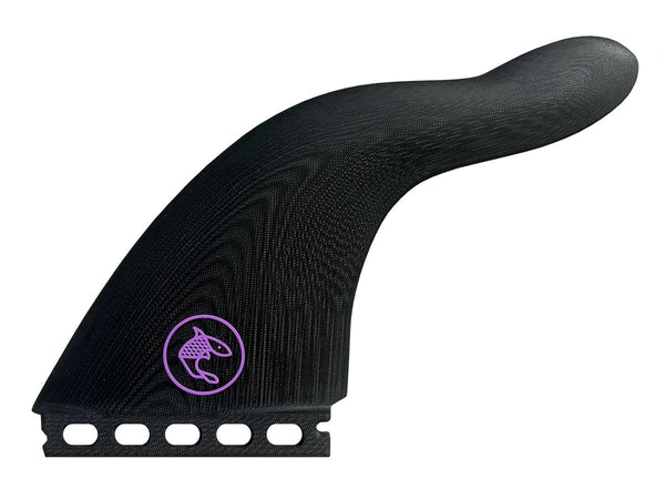 S-Wings Mid Keel 470 Surfboard Fins Purple - NVS