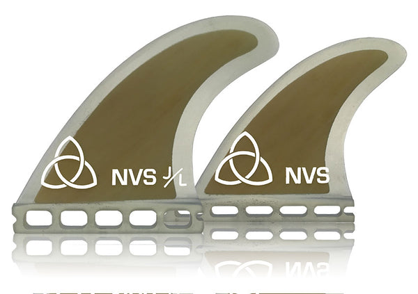 DORSAL Ailerons Quad Future Medium Natural – Set 4 Ailerons Surf FlexCORE Pour Shortboard Et Fish