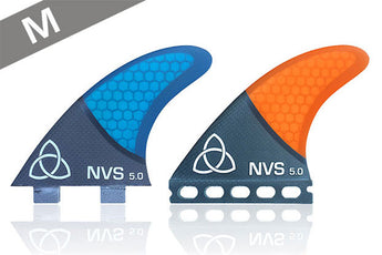 NV-5.0 Thrusters (M) - Carbon Fiber-Naked Viking Surf